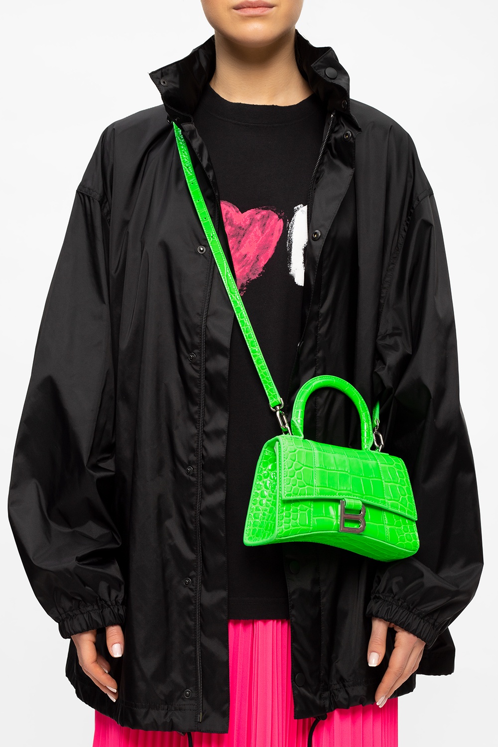 SchaferandweinerShops Japan and yet their bag choices are oddly in sync Hourglass XS shoulder bag Balenciaga